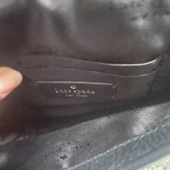 Kate Spade Leila Mini Flap Crossbody bag Black Excellent Condition - Picture 9 of 9